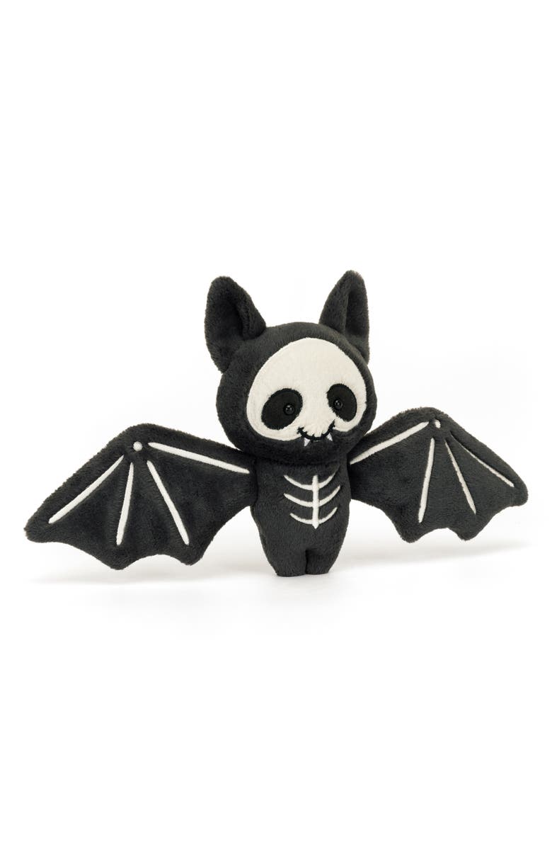 Jellycat Skelebat Jim Stuffed Animal, Main, color, 