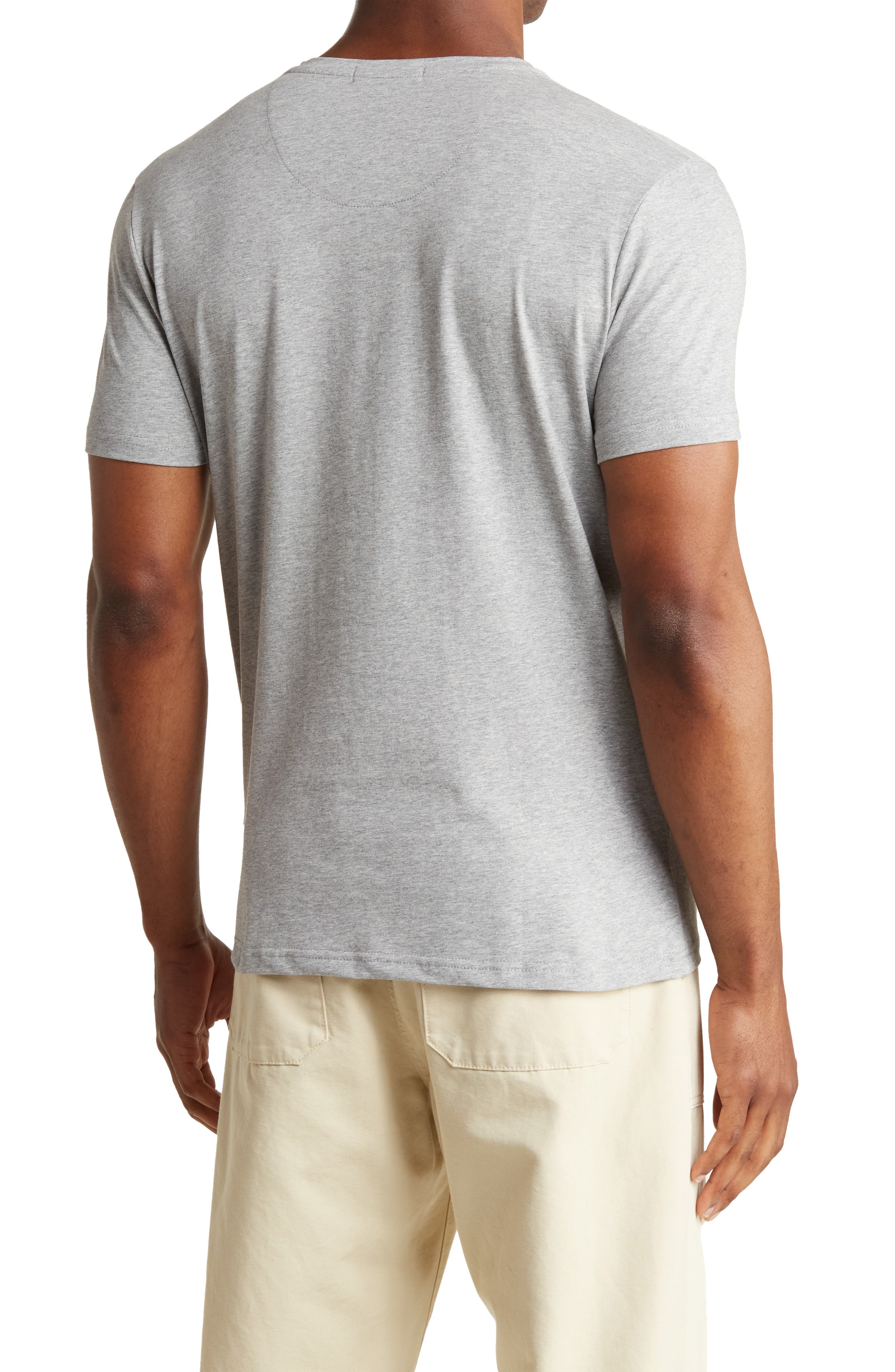 Solid V-Neck T-Shirt - image 4