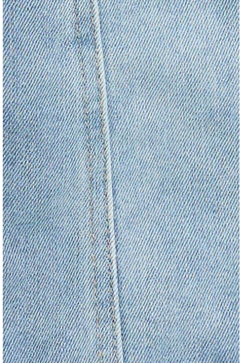 Kids' Denim & French Terry Hooded Jacket, Alternate, color, LITE INDIGO