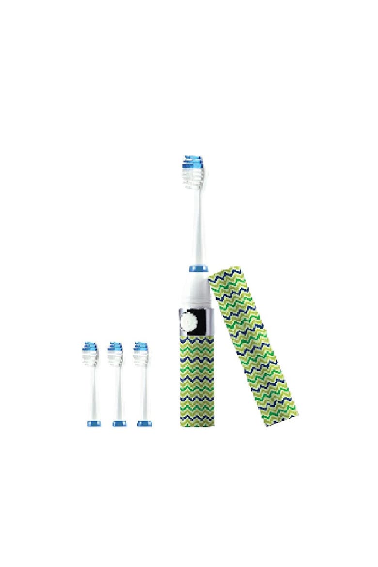 Portable Sonic Toothbrush 3-Pack, Alternate, color, Blue, Pink, Green