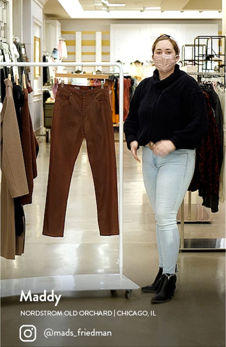 Alexxis Coated Slim Straight Leg Jeans, sales video thumbnail