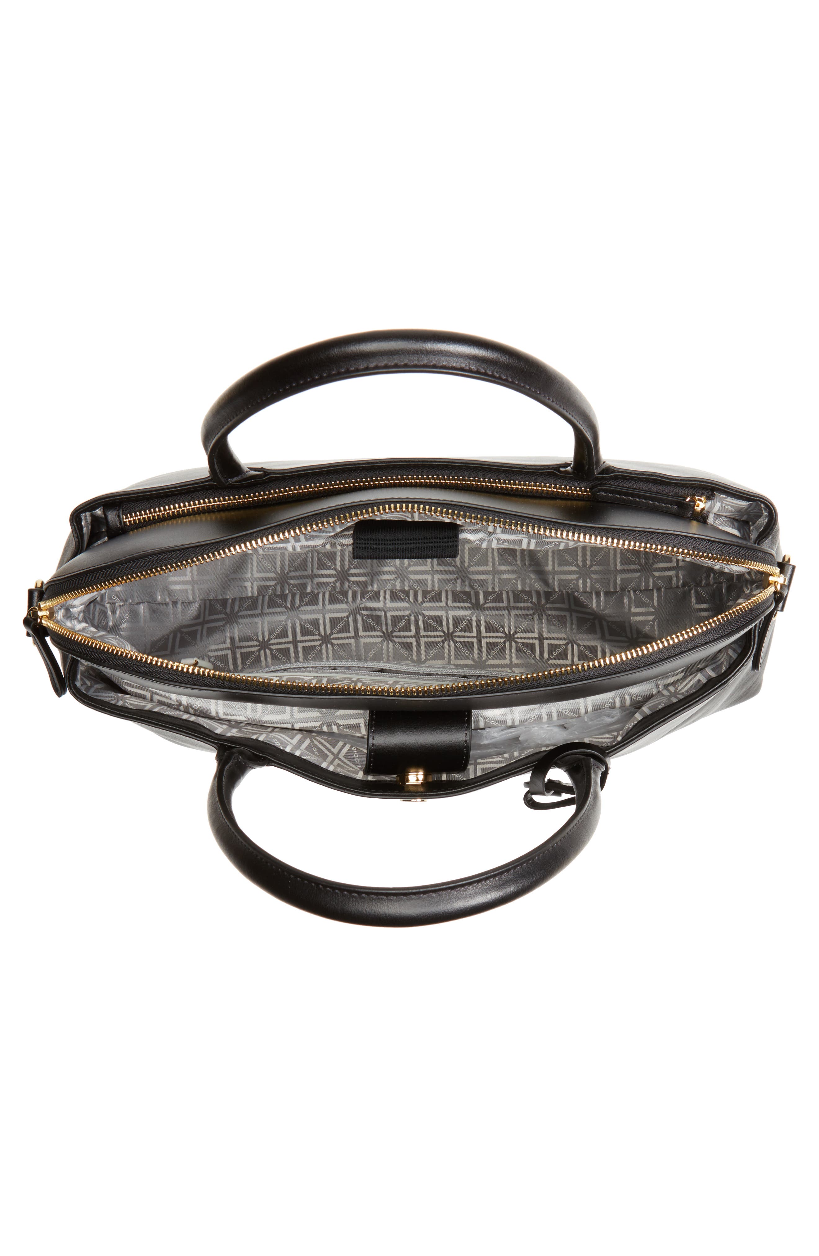 LODIS Los Angeles Dominica Under Lock & Key RFID Leather Briefcase, Alternate, color, 