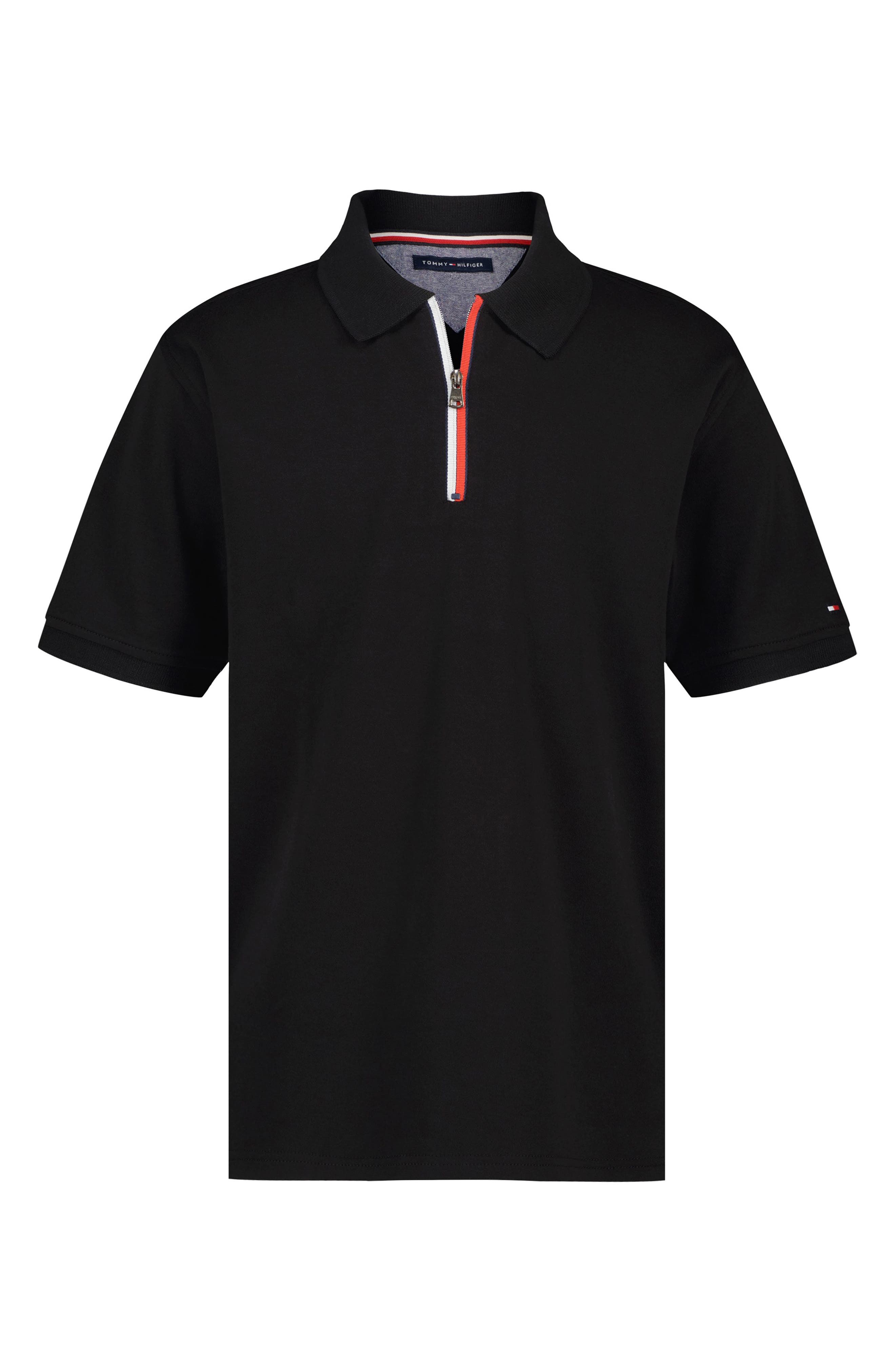 Tommy Hilfiger Signature Zip Short Sleeve Polo