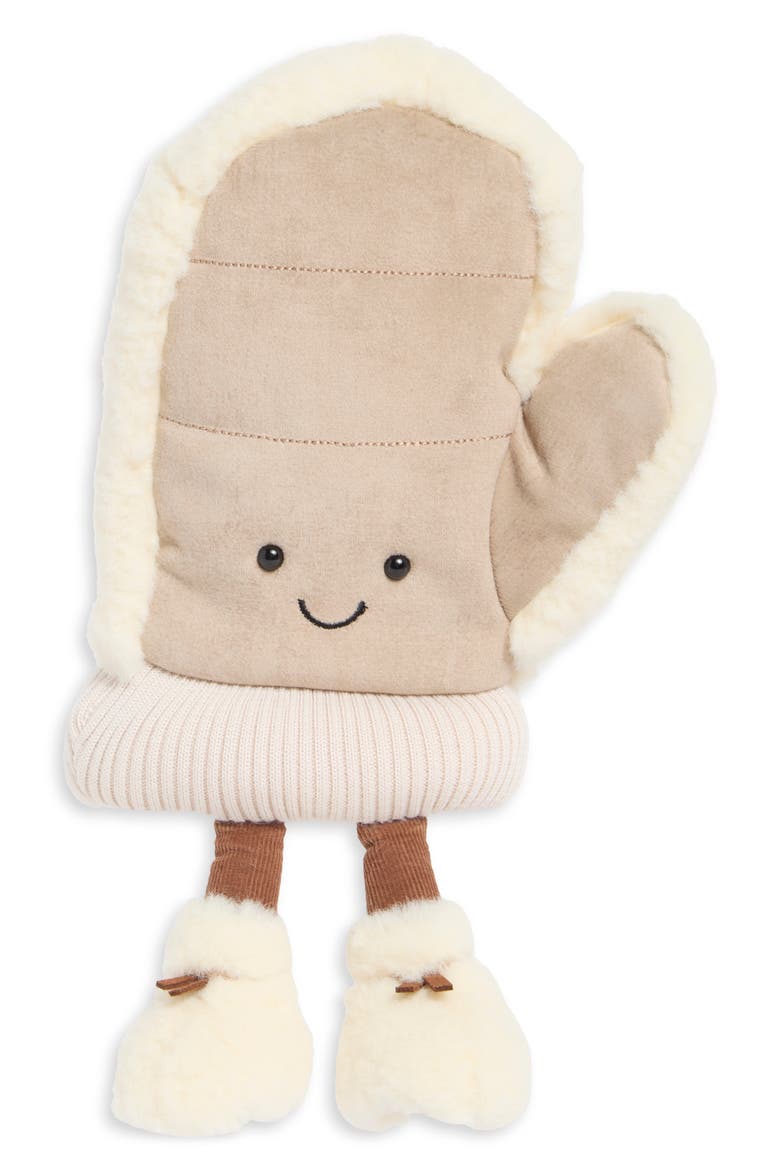 Amuseables Fitswell Mitten, Main, color, BEIGE