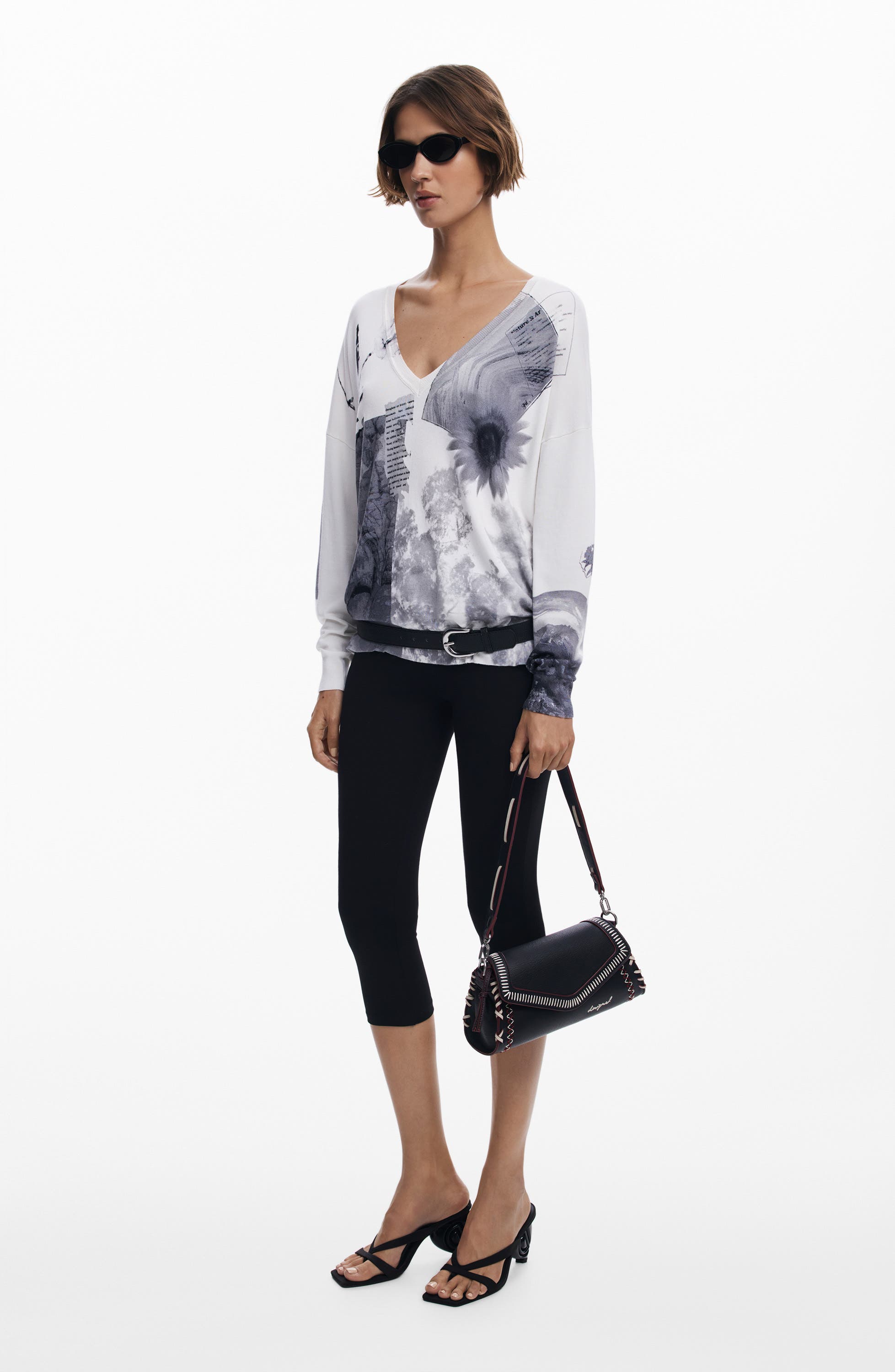 Desigual Faux Leather Shoulder Bag, Alternate, color, 