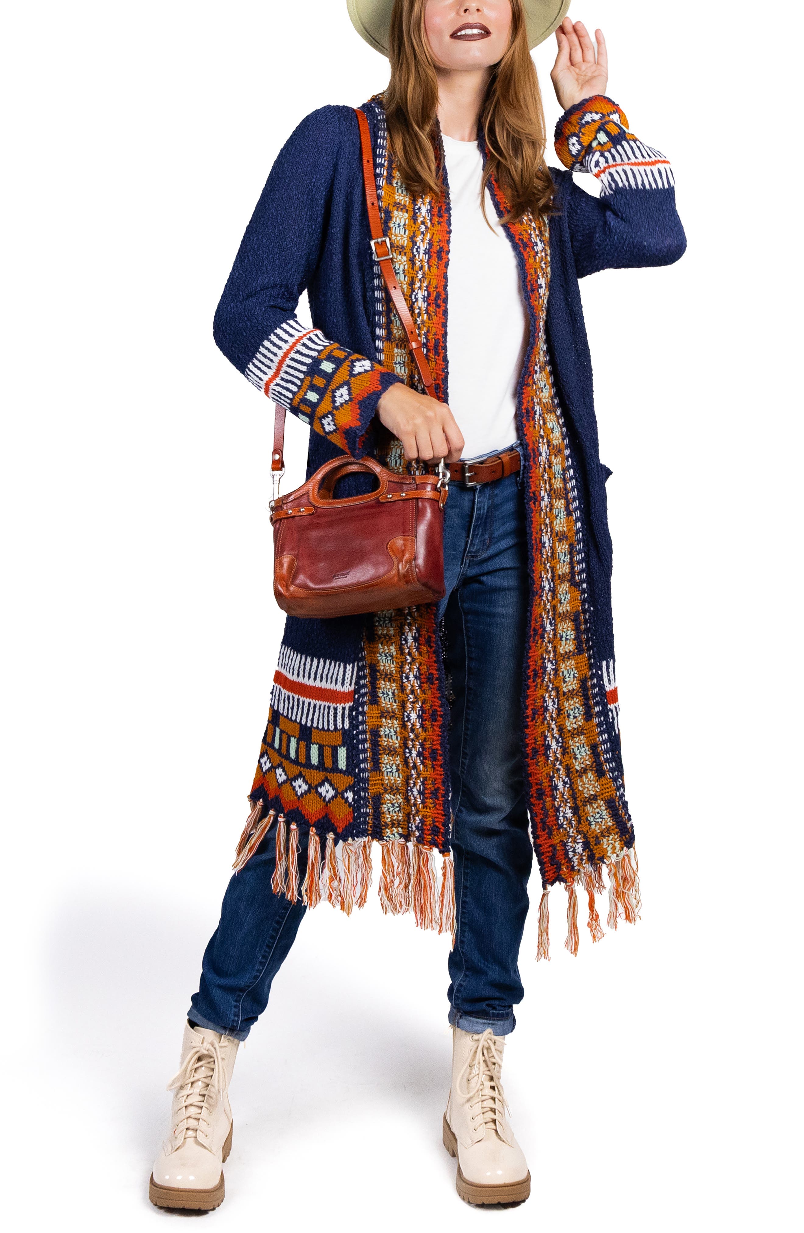 OLD TREND Canna Mini Satchel Bag, Alternate, color, Brown