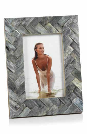 Zodax Bengkula Herringbone Bone Braid Photo Frame
