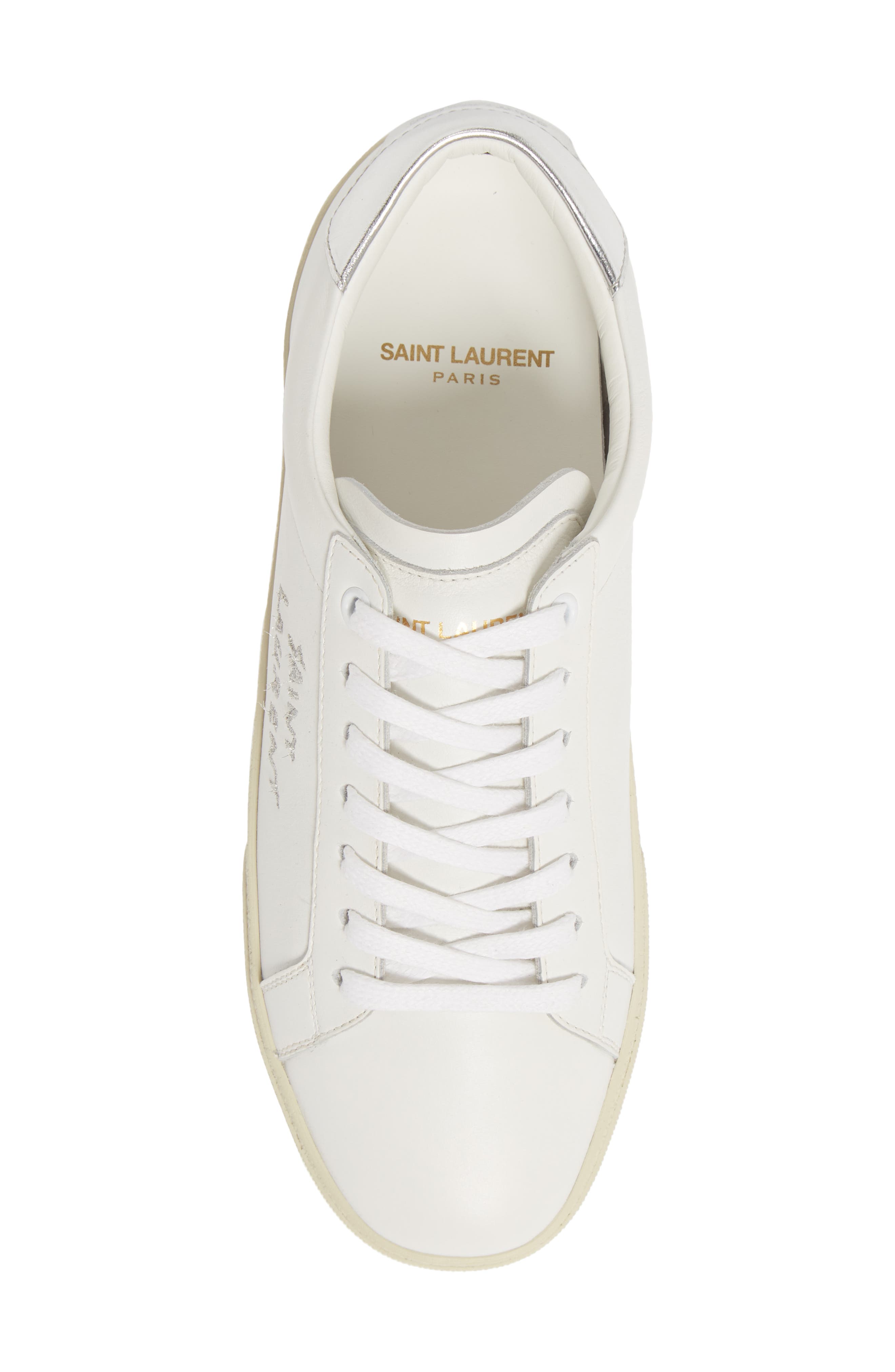Saint Laurent Court Classic SL/06 Logo Low Top Sneaker, Alternate, color, 