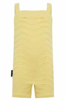 TINY TRIBE Cotton Knit Romper