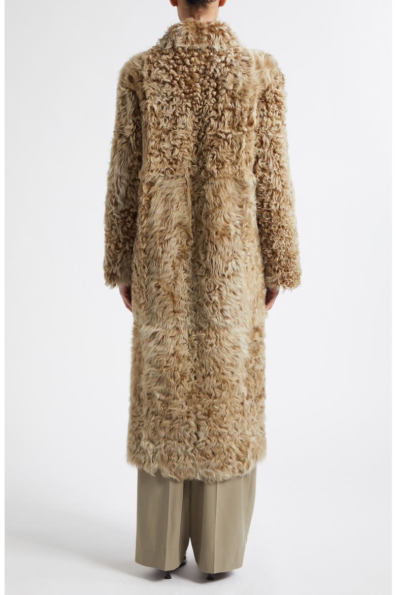 Genuine Shearling Coat, Alternate, color, OLIVE