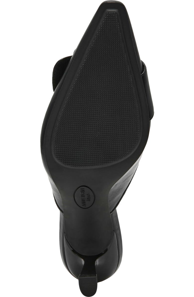 Anne Klein Cassia Kitten Heel Mule, Alternate, color, Black Pu