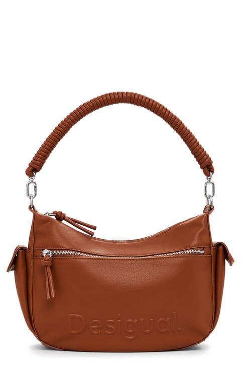 Quilted Faux Leather Handbag