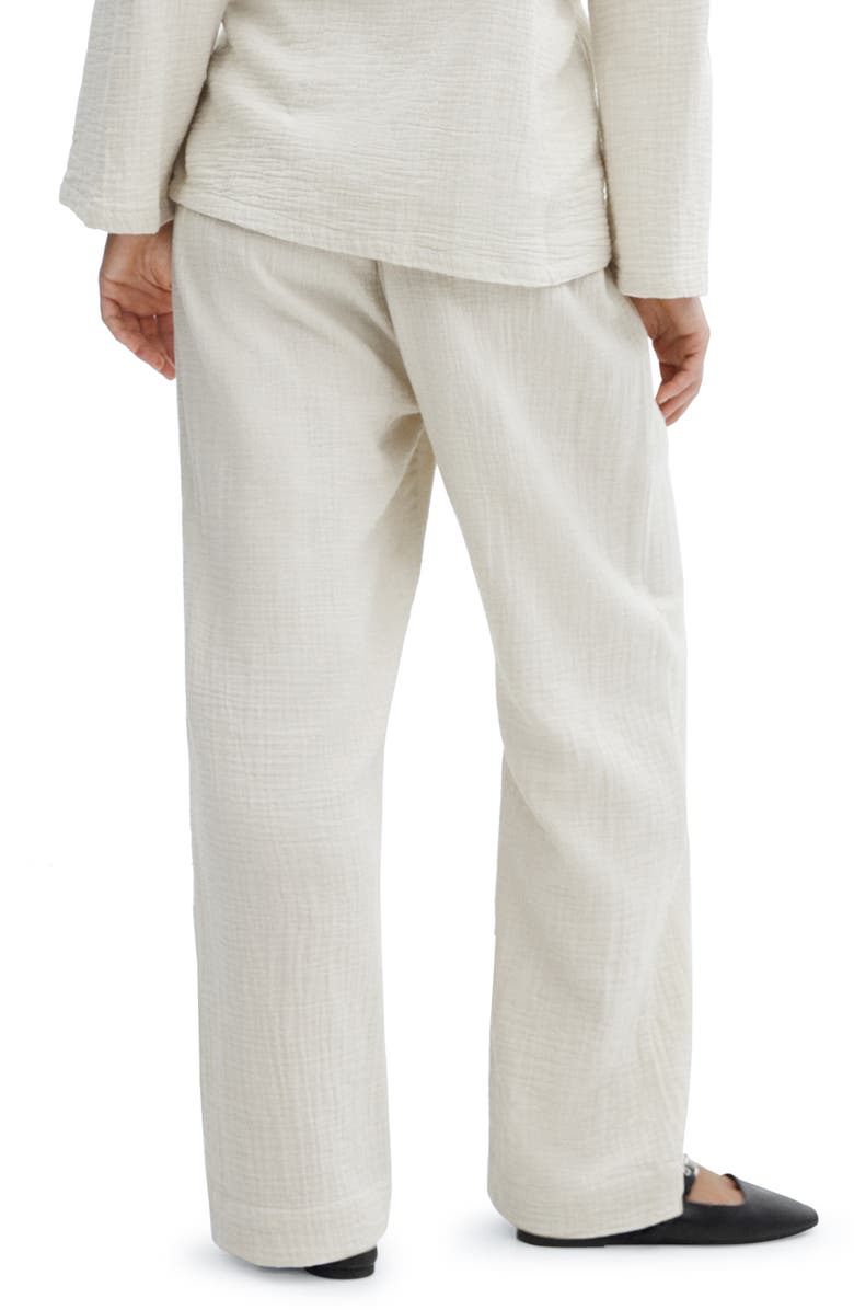 MANGO Cotton Pajama Pants, Alternate, color, 