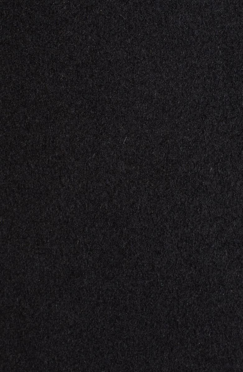 1 Madison Double Breasted Military Wool Coat with Genuine Fox Fur Shawl, Main, color,