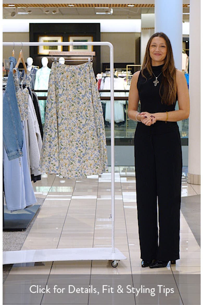 Wylda Floral Print Maxi Skirt video