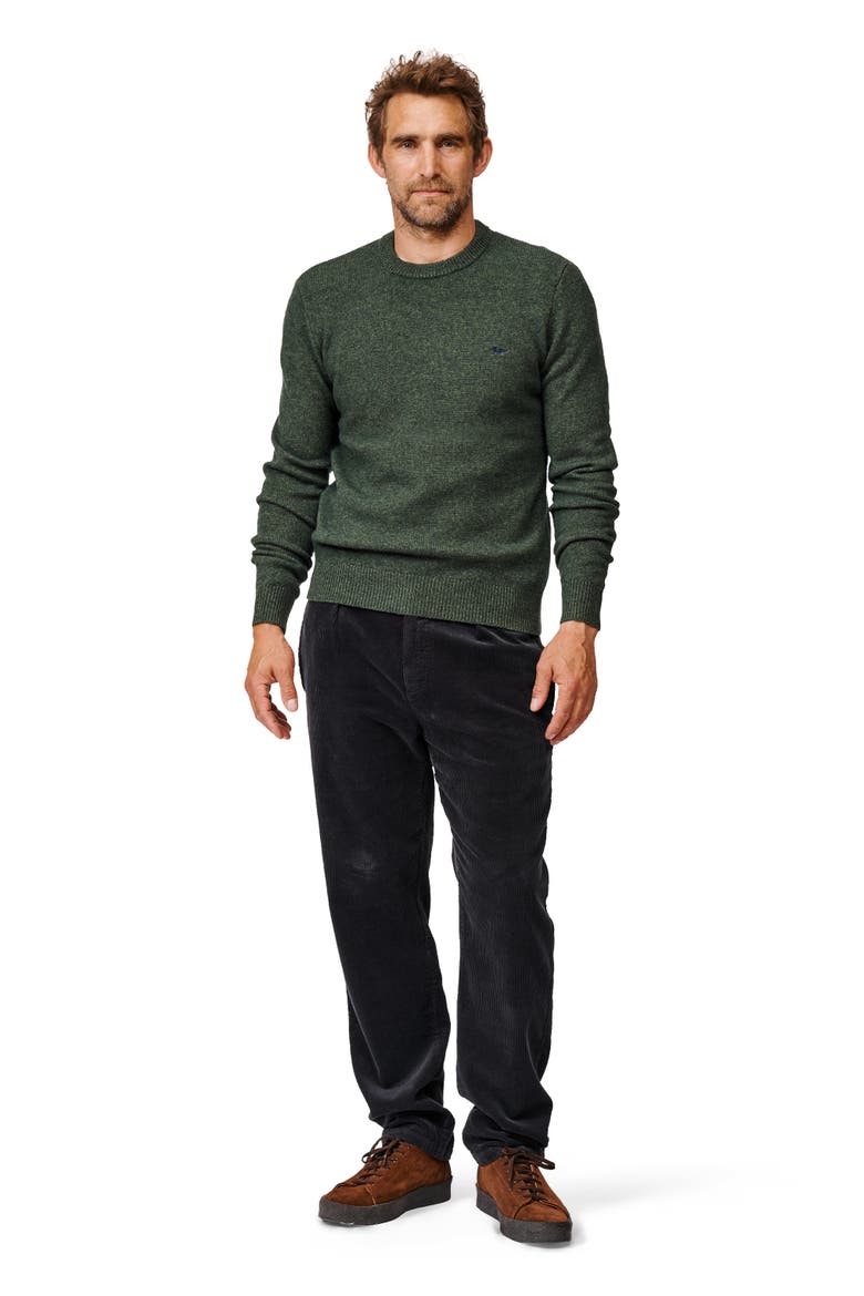 Phillips Lambswool Crew Neck Sweater, Alternate, color, Khaki