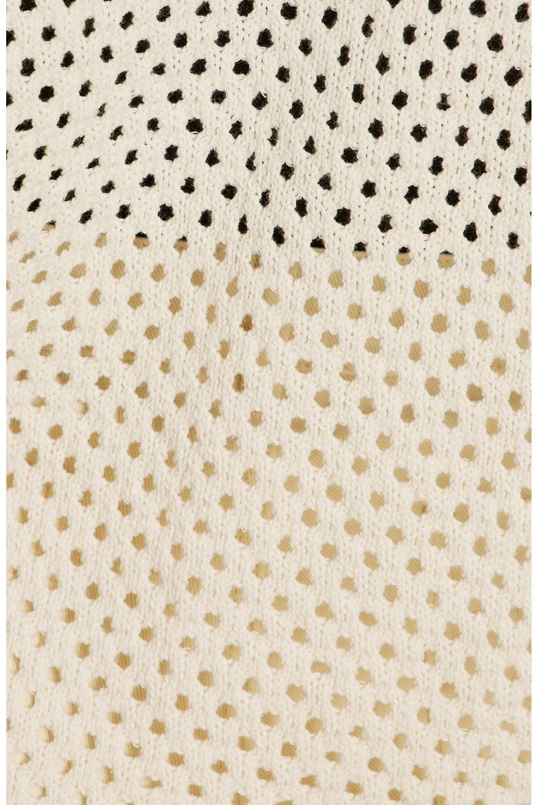 Airy Openwork Sweater, Alternate, color, MACRAME