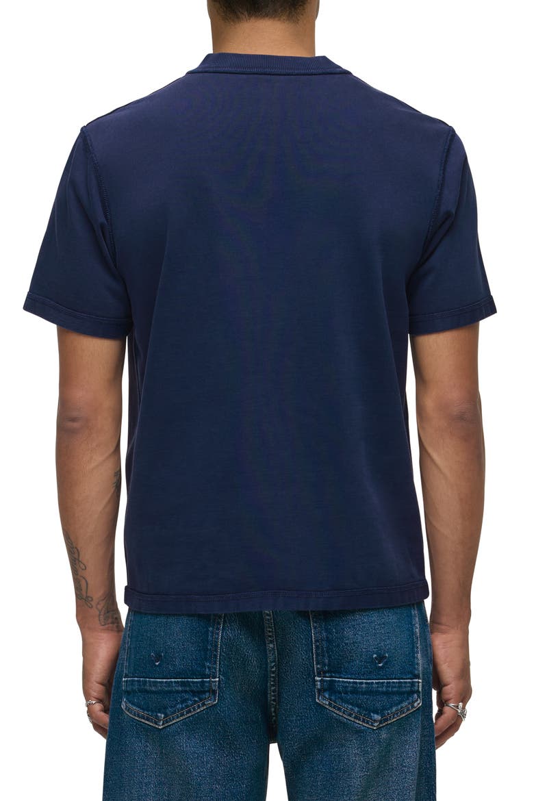 Heavyweight Cotton T-Shirt, Alternate, color, DEEP NAVY