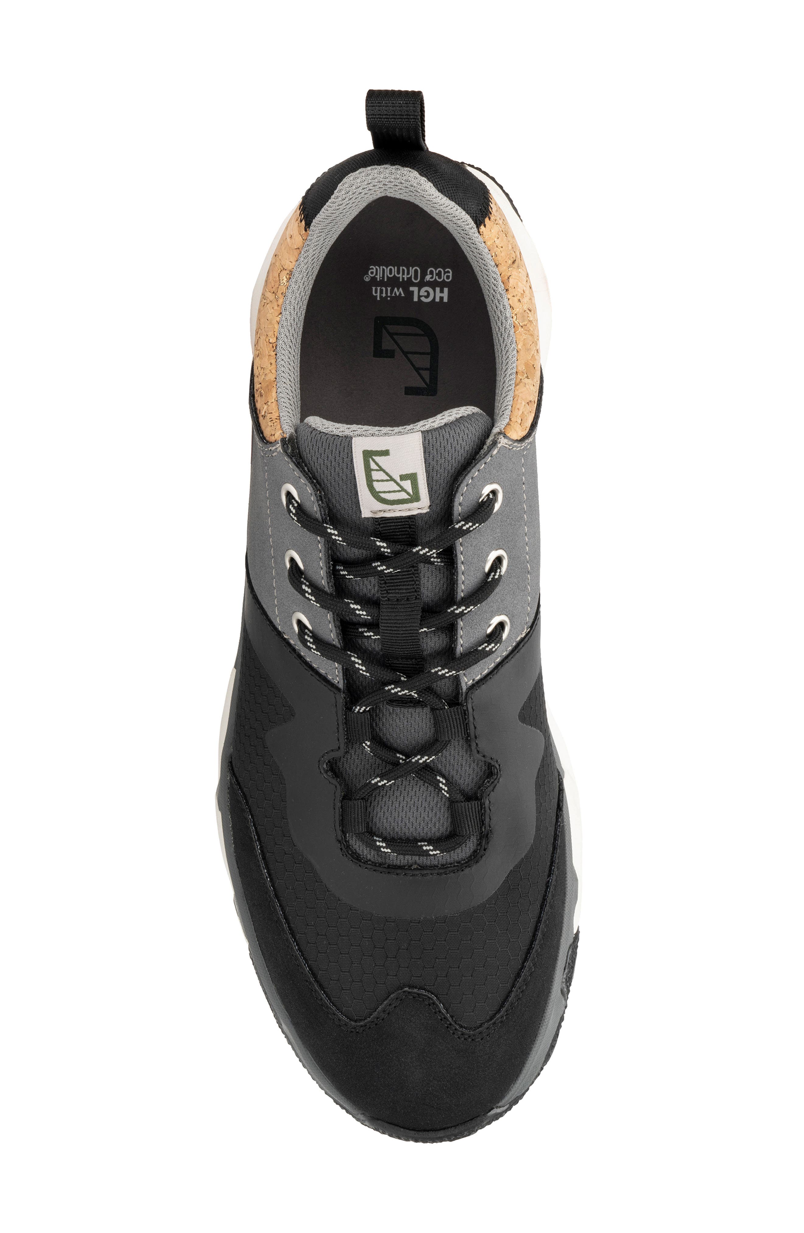 Hybrid Green Label Trillium Mixed Media Sneaker, Alternate, color, 