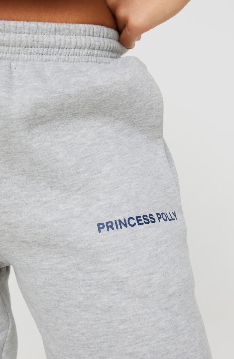 Princess Polly Logo Straight Leg Sweatpants, Alternate, color, 