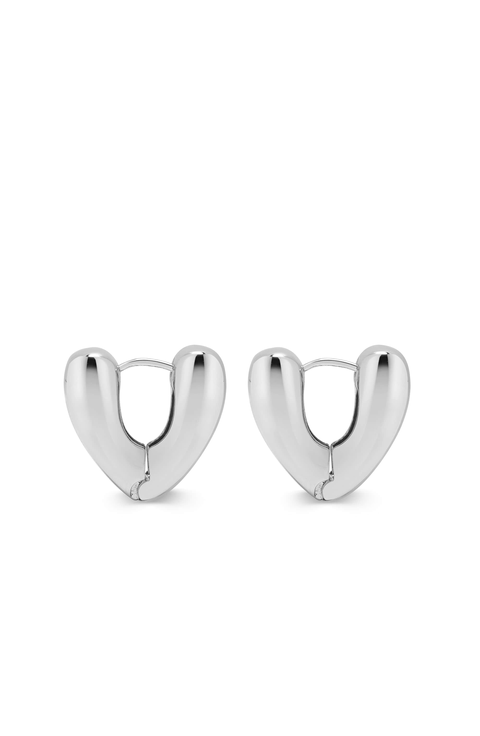 Heart Hoop Earrings