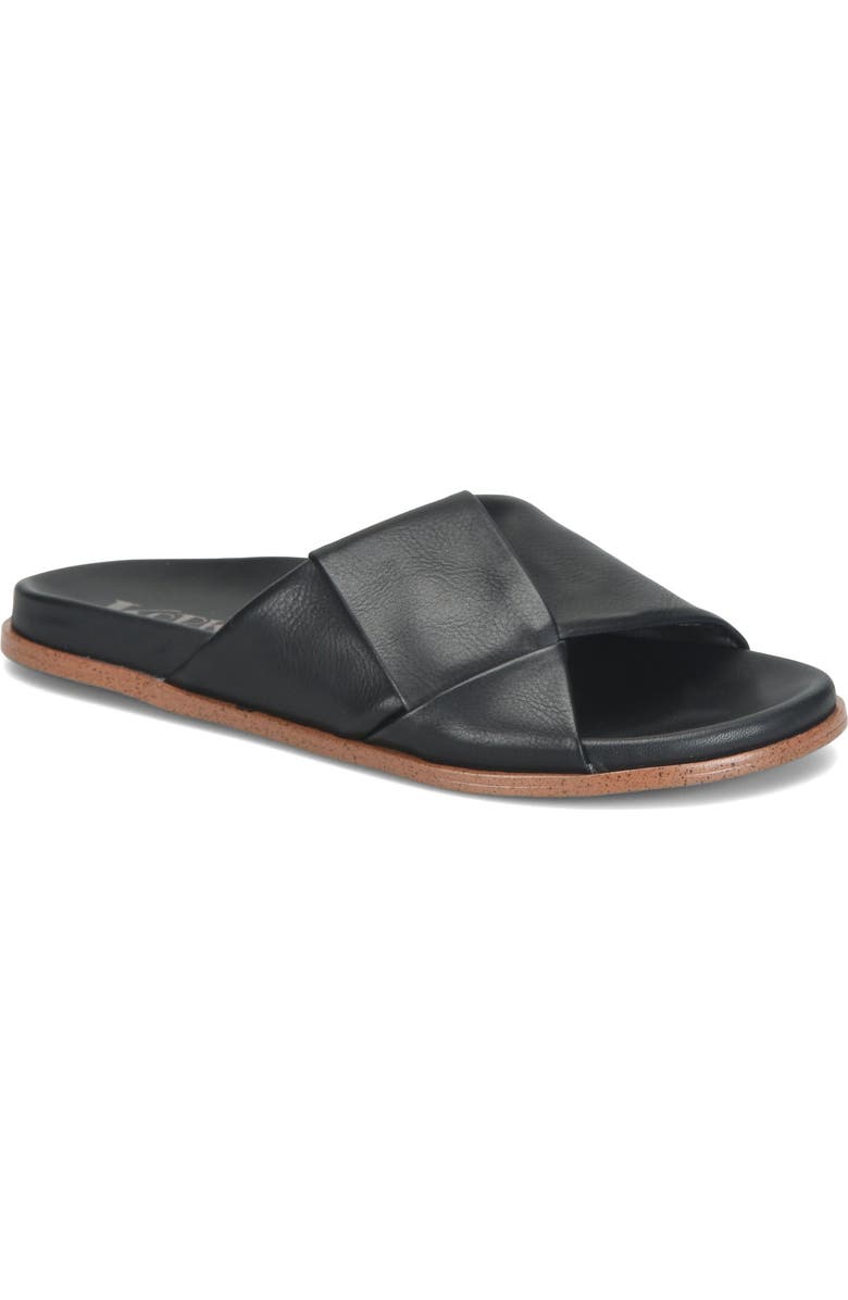 KORKS Aurora Slide Sandal, Main, color, Black