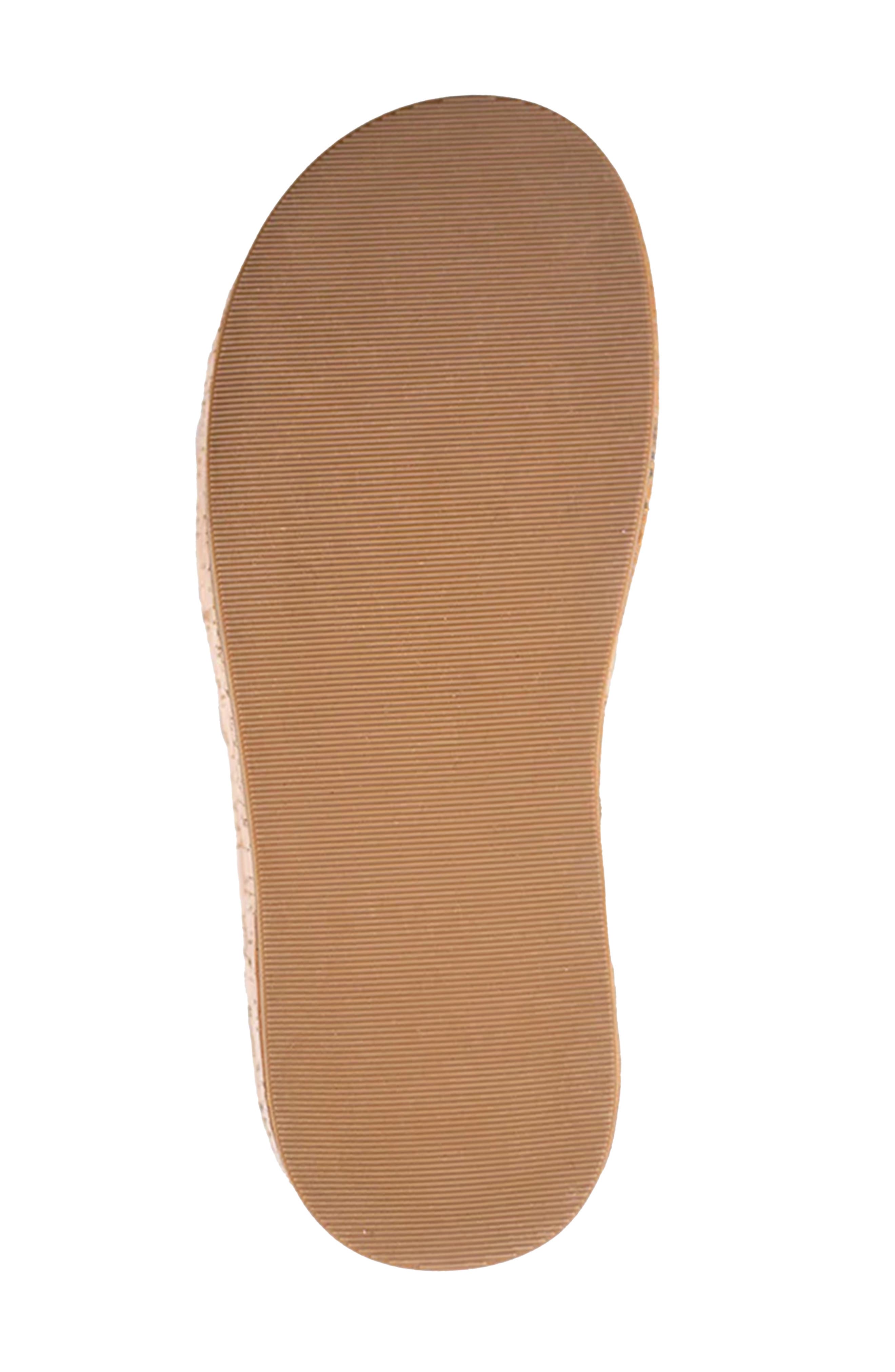 SHUSHOP Lucille Platform Sandal, Alternate, color, Blush Woven