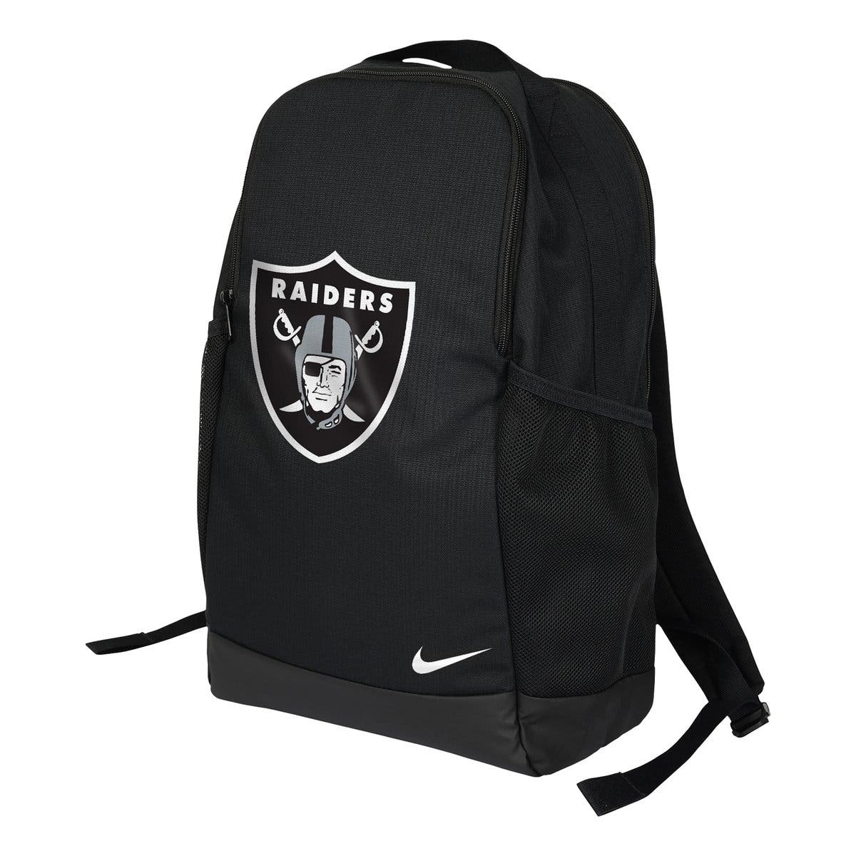 Las Vegas Raiders Primary Logo Backpack, Alternate, color, Black