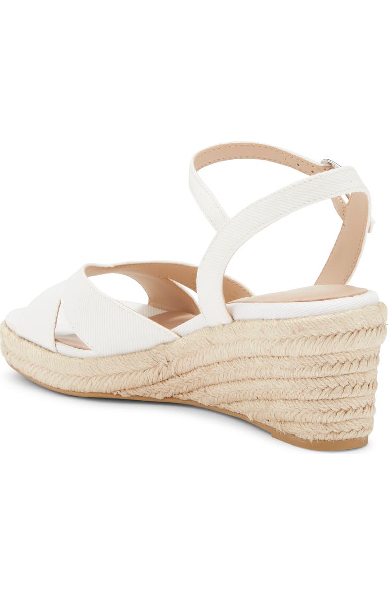 Stuart Weitzman Miami Espadrille Wedge Sandal, Alternate, color, White