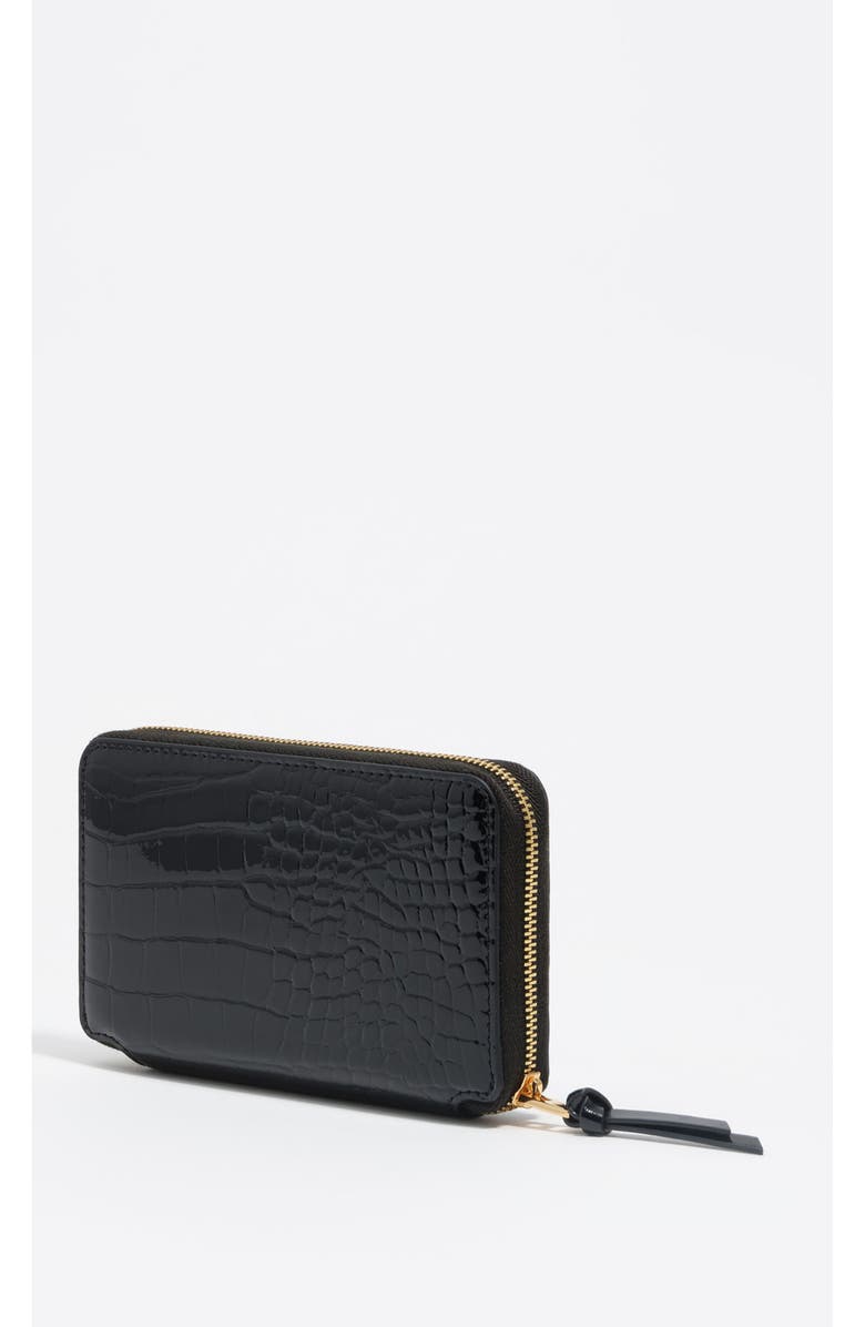 Bimba y Lola Textured Wallet, Alternate, color, Black