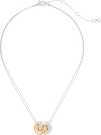 Kate Spade New York interlock pendant necklace | Nordstrom