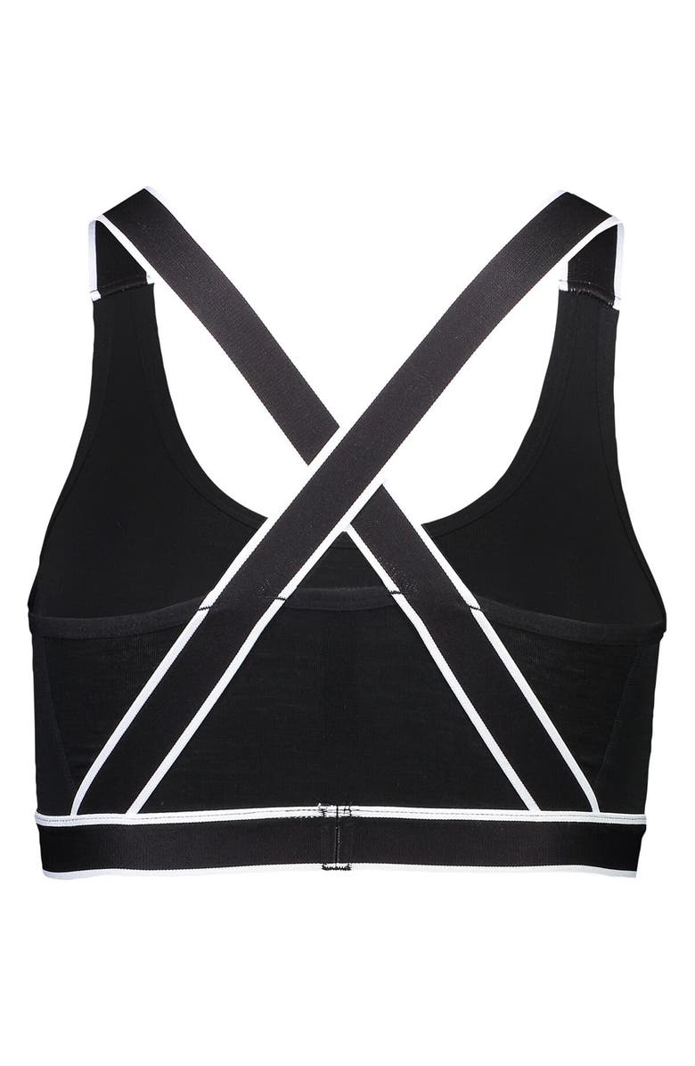 Mons Royale Stella X-Back Sports Bra - Women's, Alternate, color, Black2