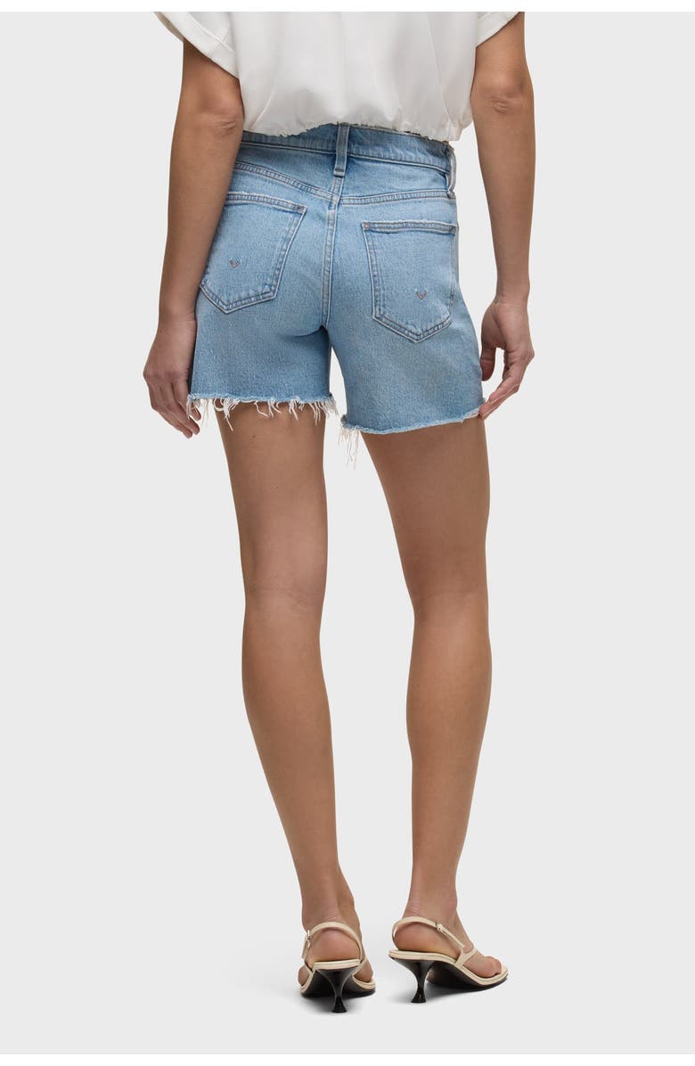 Hudson Jeans devon high-rise boyfriend short, Alternate, color, Rush Destructed