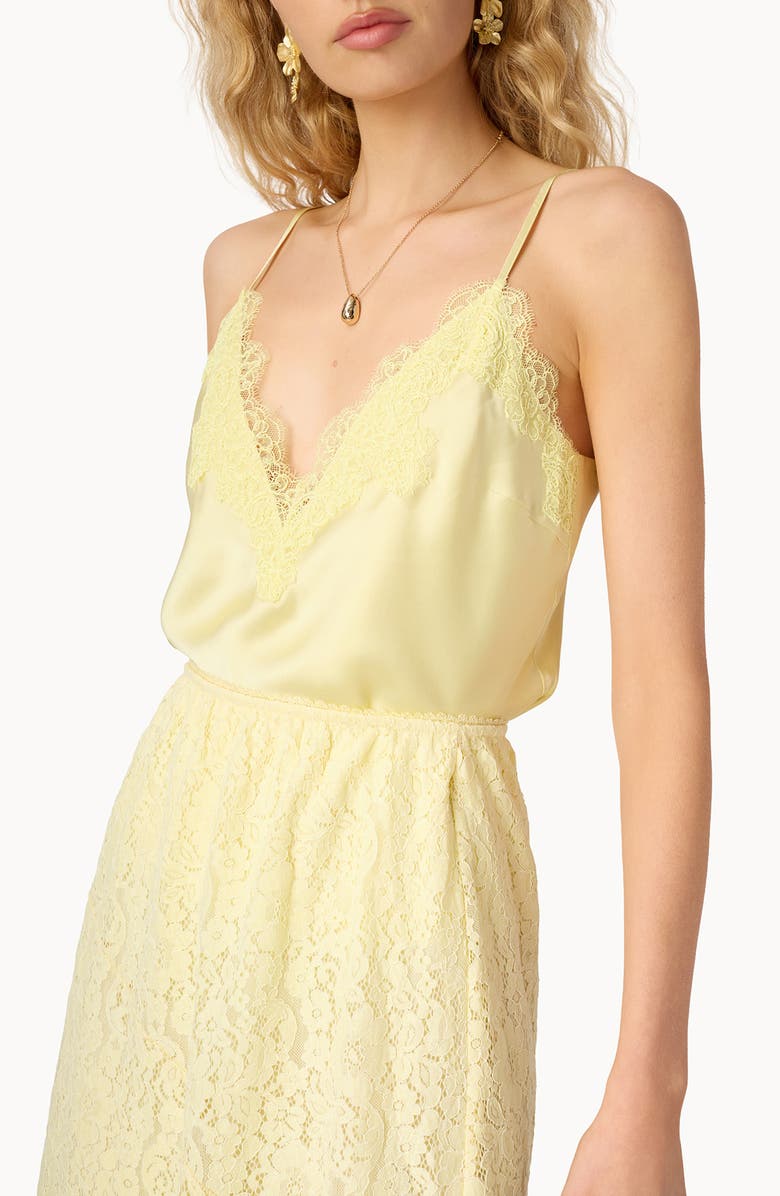 CAMI NYC Annika Silk Camisole, Alternate, color, Buttercup