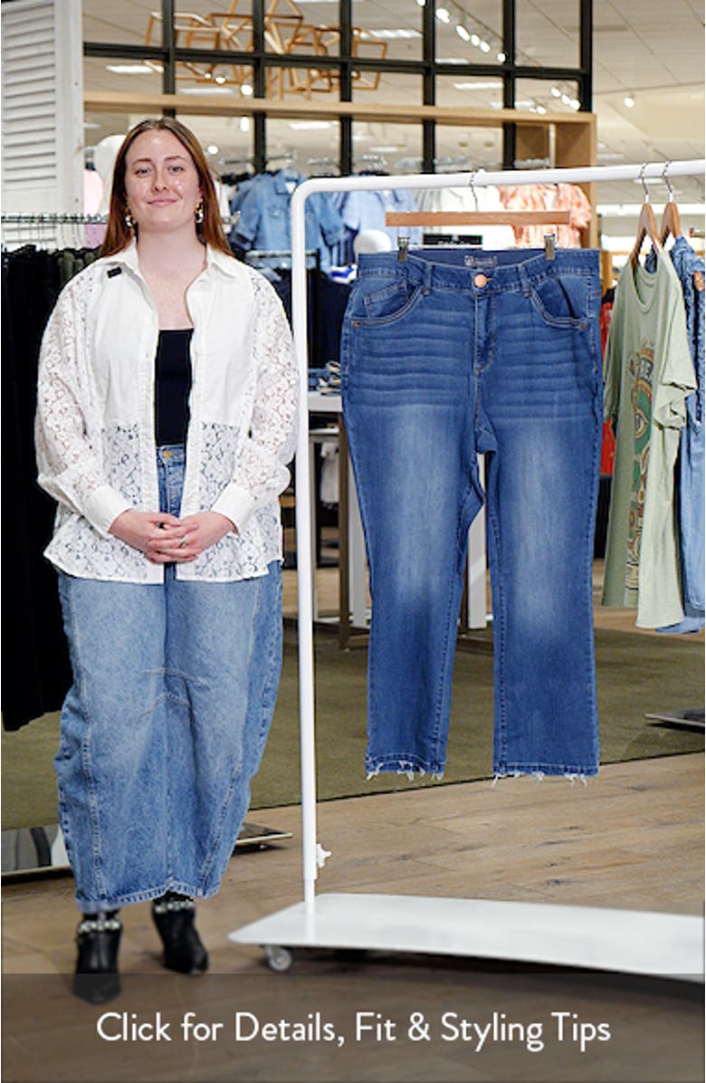 Bennett Skyrise Barely Bootcut Ankle Jeans, sales video thumbnail