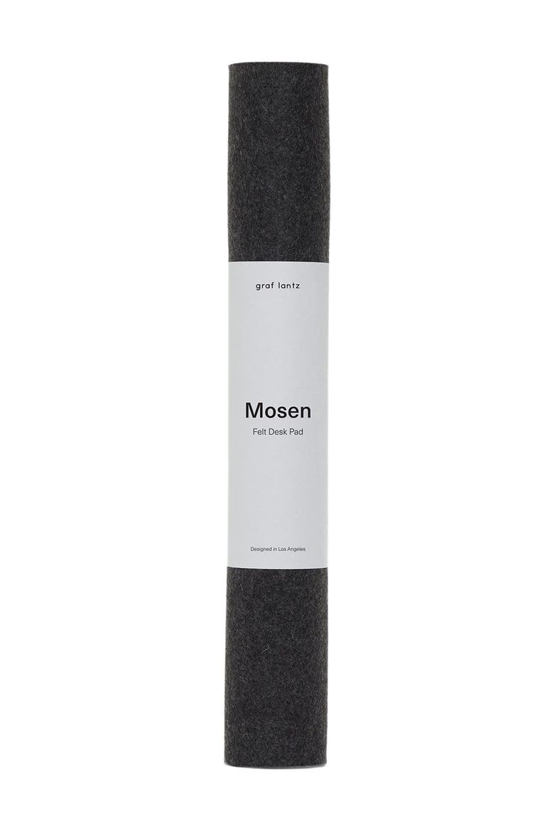 Mosen Merino Wool Large Desk Pad, Alternate, color, Charcoal