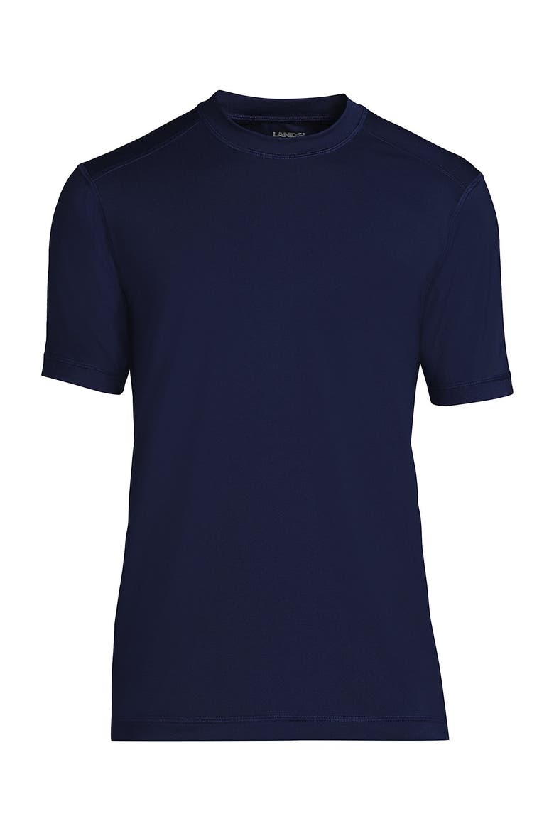 Short Sleeve Swim Tee Rash Guard, Alternate, color, Deep Sea Navy