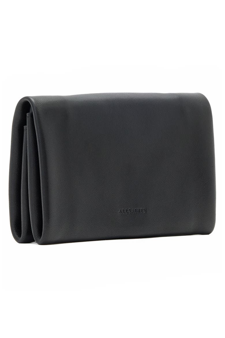 Harluna Leather Bifold Wallet, Alternate, color, BLACK