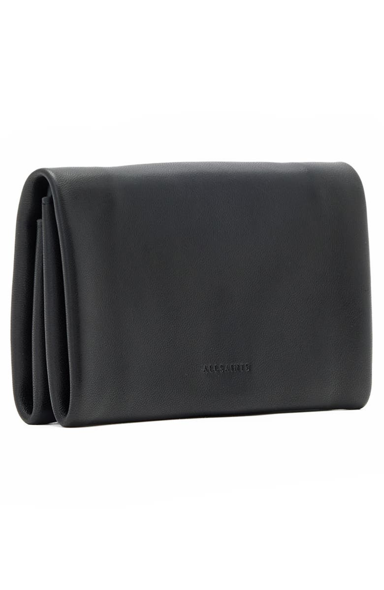 AllSaints Harluna Leather Bifold Wallet, Alternate, color, Black