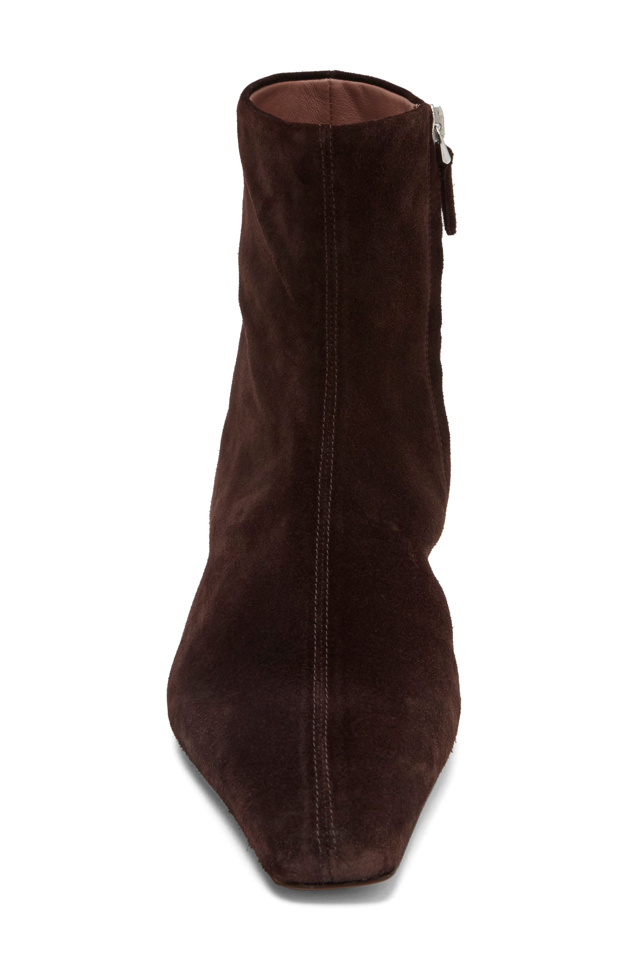 Bettina Leather Ankle Boot, Alternate, color, CIOCCOLATO