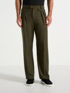 Manière De Voir Pierre Relaxed Fit Pleated Tailored Trousers