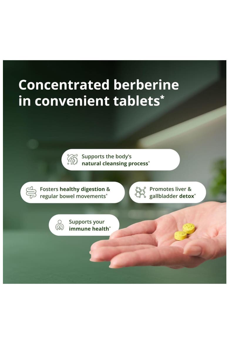 CandiBactin BR Concentrated Berberine Intestinal Support Supplement 90 Tablets, Alternate, color, None