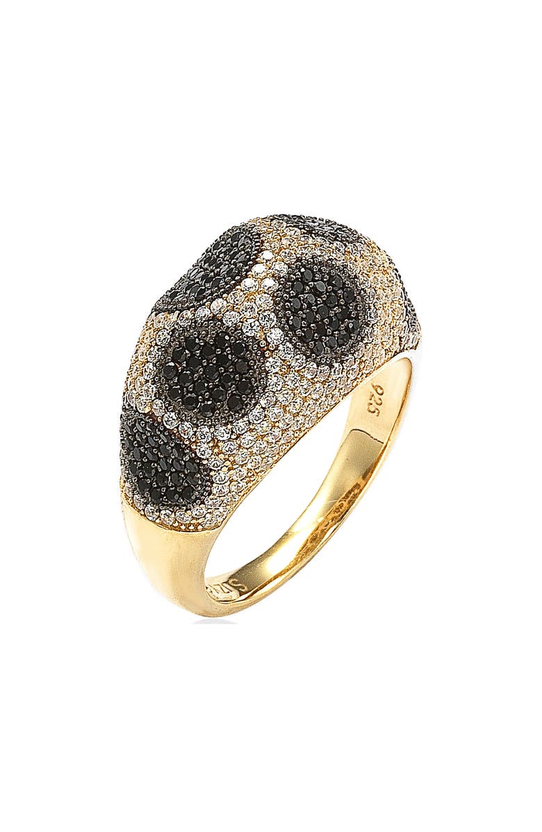 SUZY LEVIAN Pavé Cubic Zirconia Ring, Alternate, color, Black