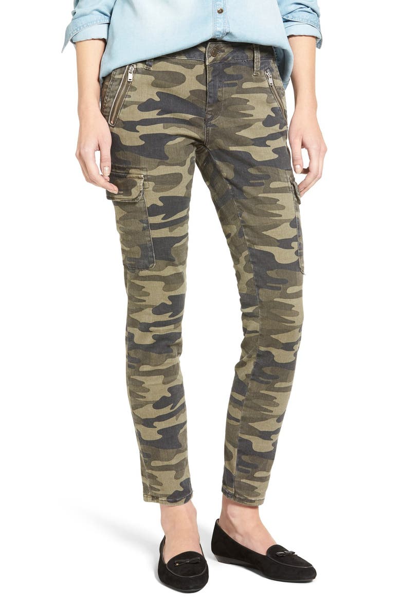 Juliette Camo Print Military Cargo Pants, Main, color, MILITARY CAMOUFLAGE