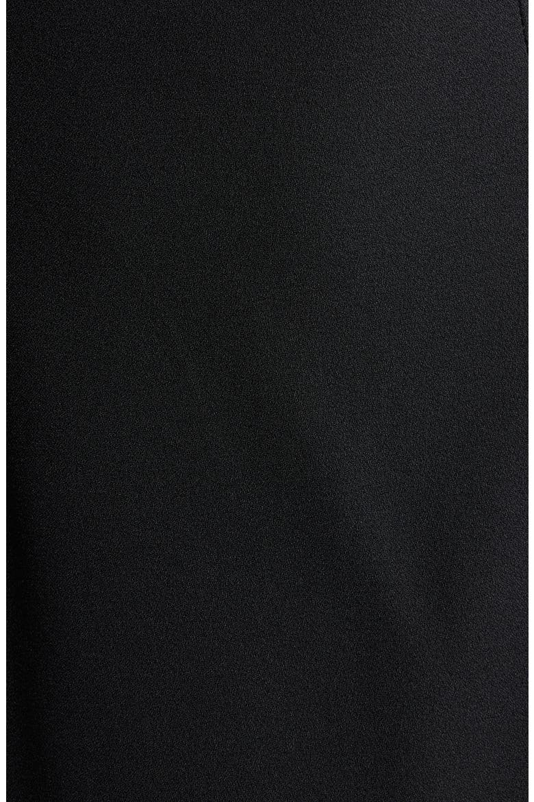 Bow One-Shoulder Cocktail Dress, Alternate, color, BLACK