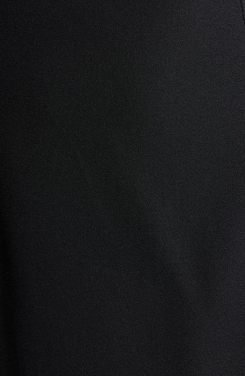 Julia Jordan Bow One-Shoulder Cocktail Dress, Alternate, color, Black