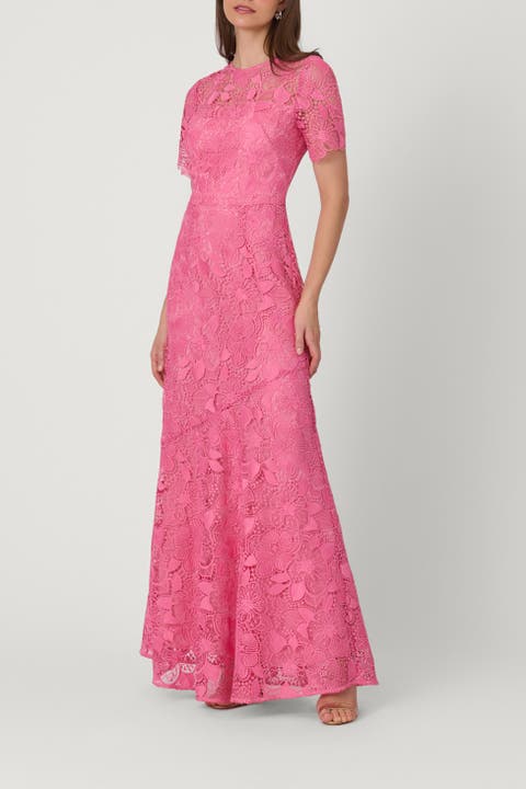 Floral Lace Midnight Elie Dress