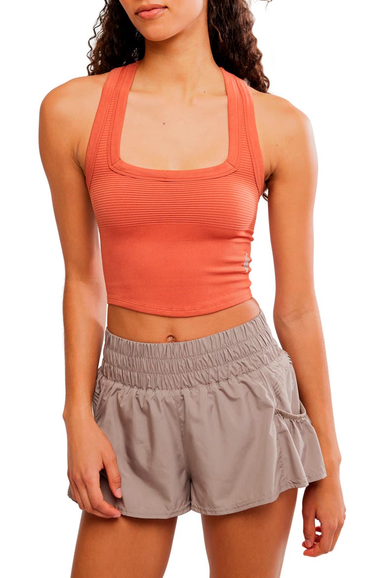 New Heights Performance Cami, Main, color, FIRED CLAY