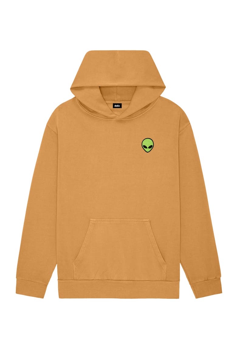 Alien Midweight Relaxed Hoodie, Main, color, Peanut