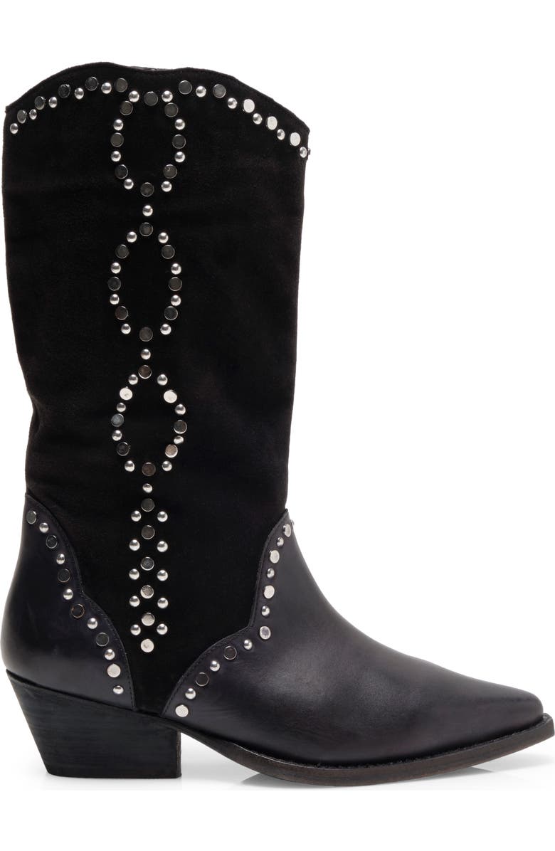 Free People Jackson Studded Western Bootie, Alternate, color,